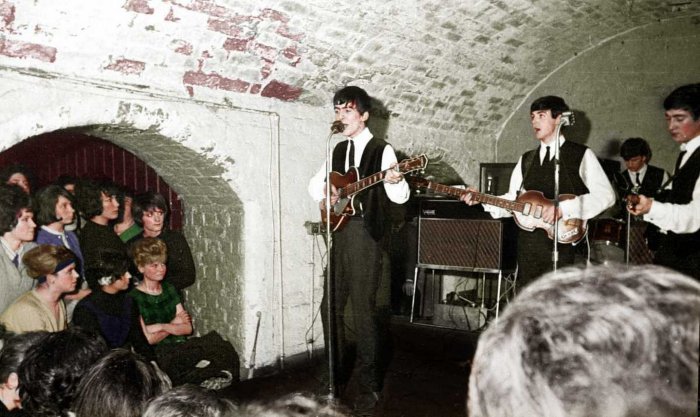Beatles in Cavern Club - 1960 Beatles in Cavern Club - 1960