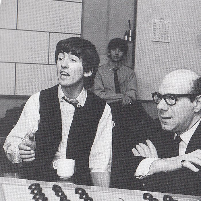 Dick James with The Beatles