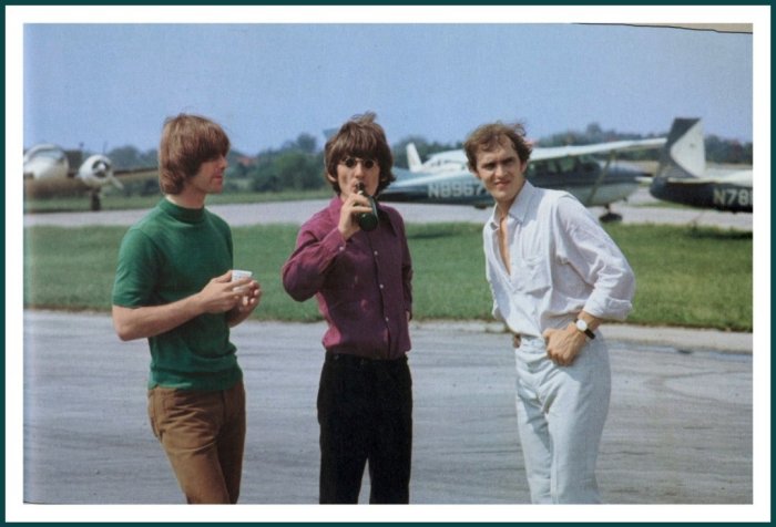 Neil Aspinall with The Beatles