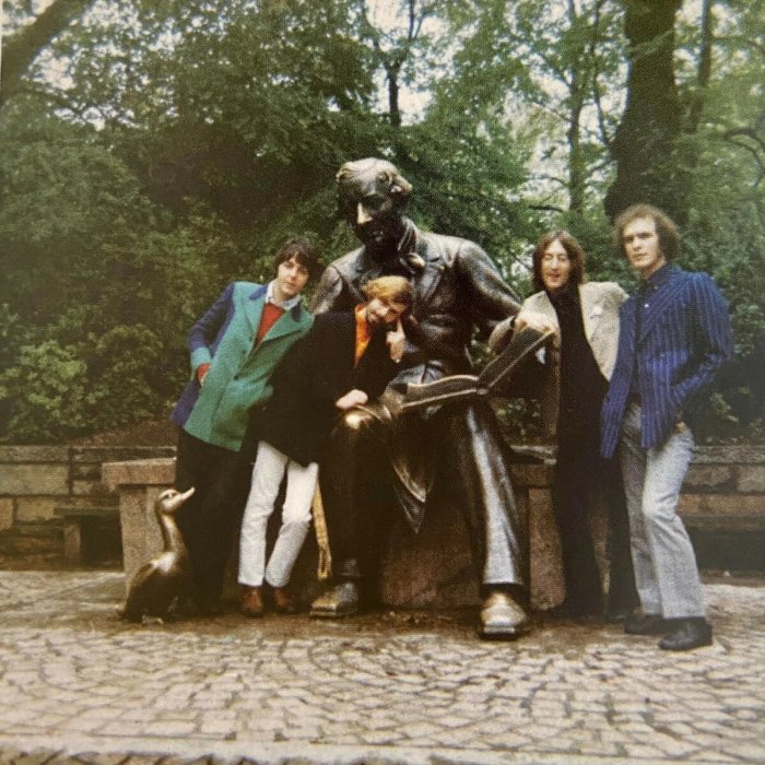 Neil Aspinall with The Beatles