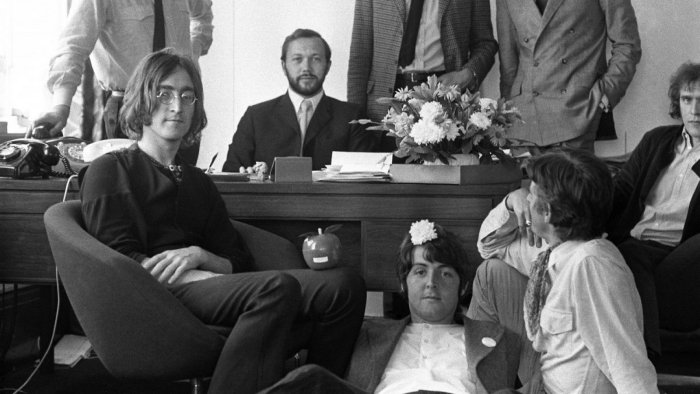 Peter Brown with The  Beatles
