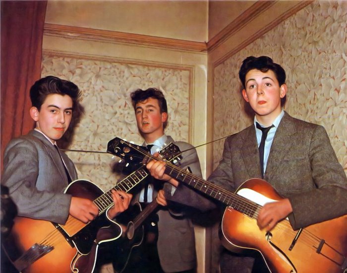 Джон, Пол и Джордж - 1958 Джон, Пол и Джордж - 1958